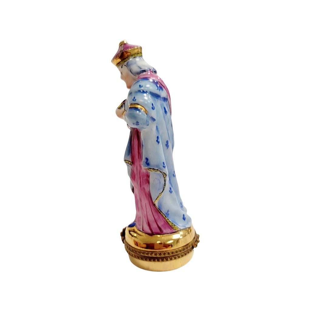 6 Piece Nativity Gold Bottom Limoges Box Figurine Set, view 26
