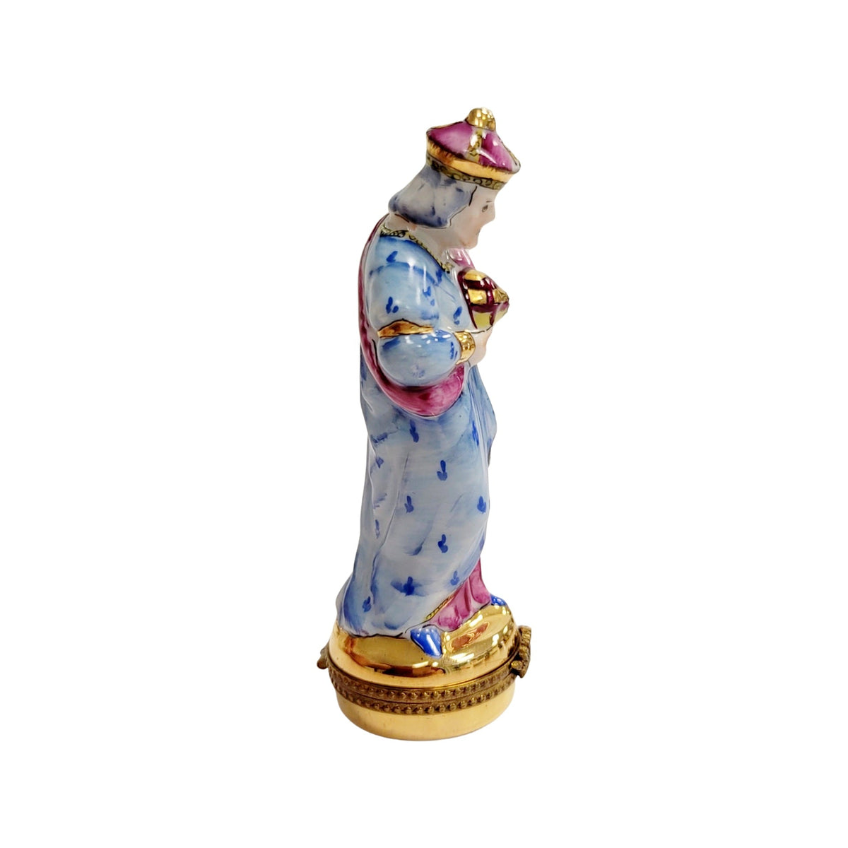 6 Piece Nativity Gold Bottom Limoges Box Figurine Set, view 29