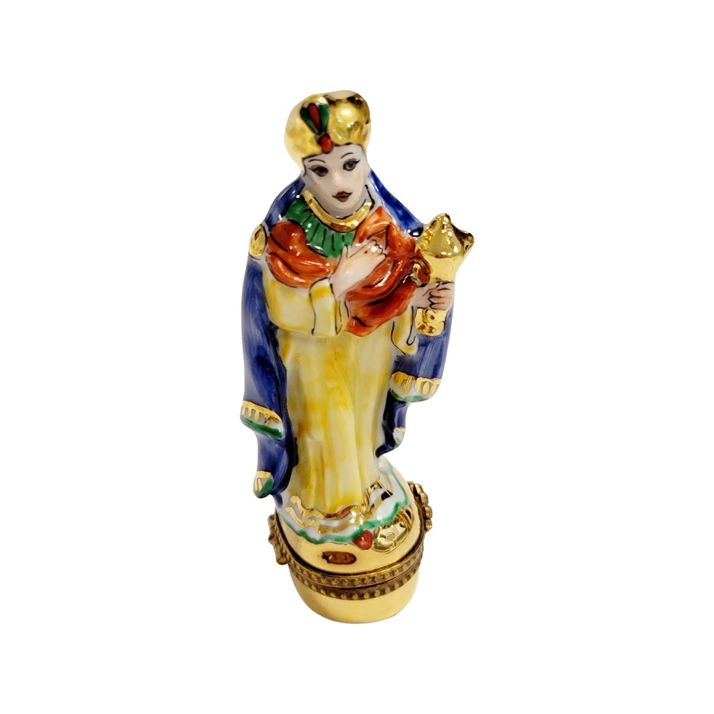 6 Piece Nativity Gold Bottom Limoges Box Figurine Set, view 31