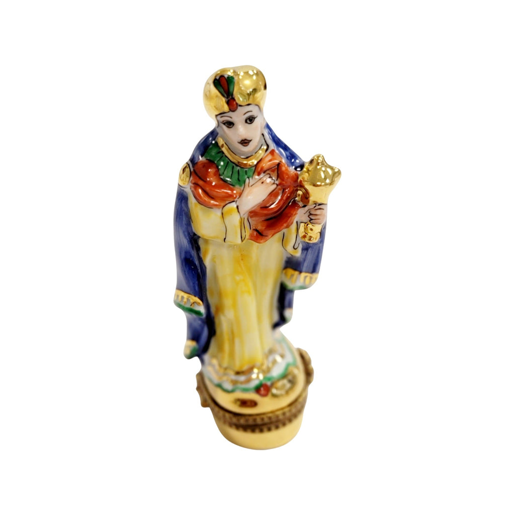 6 Piece Nativity Gold Bottom Limoges Box Figurine Set, view 32