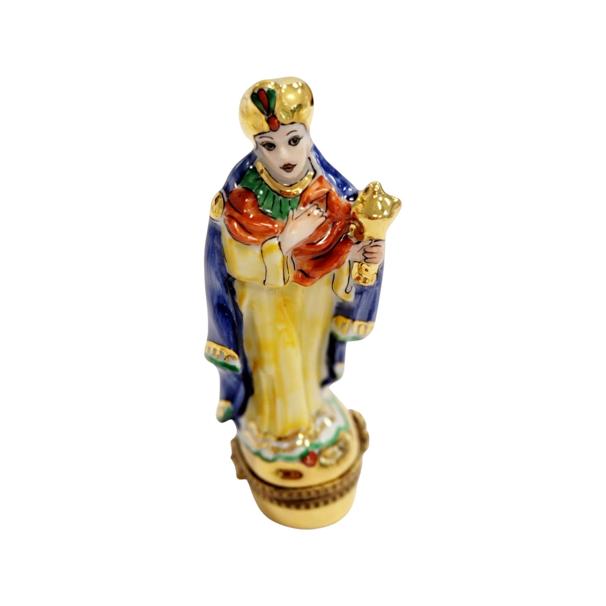 6 Piece Nativity Gold Bottom Limoges Box Figurine Set, view 32