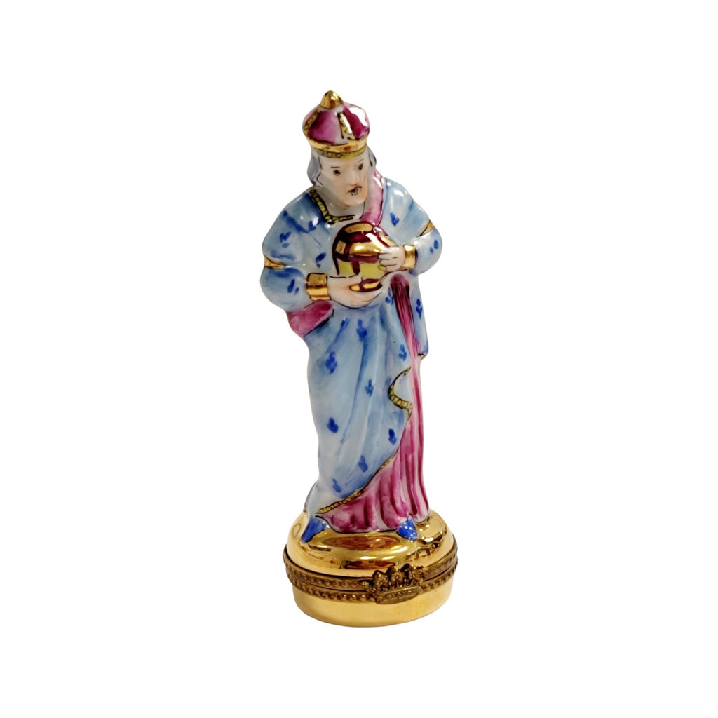 6 Piece Nativity Gold Bottom Limoges Box Figurine Set, view 34