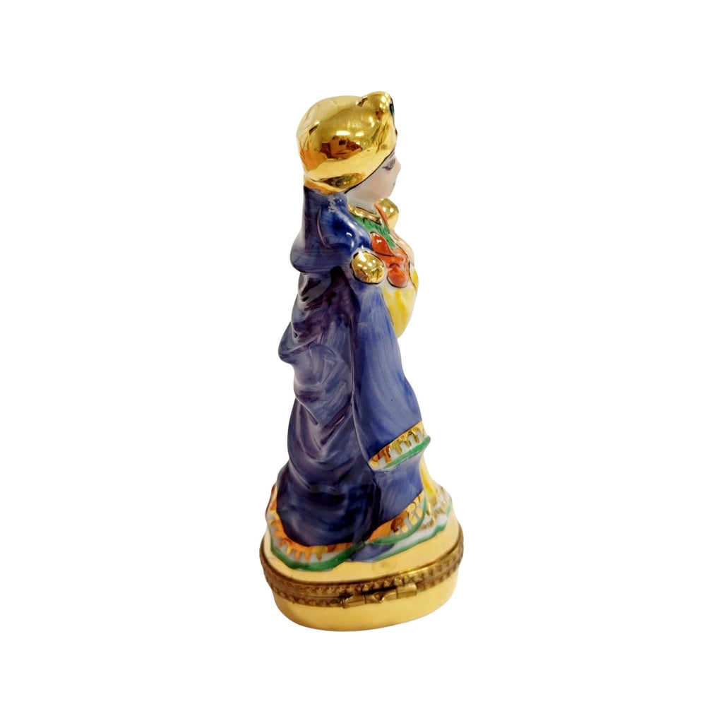 6 Piece Nativity Gold Bottom Limoges Box Figurine Set, view 37