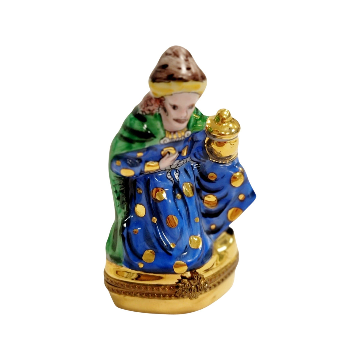 6 Piece Nativity Gold Bottom Limoges Box Figurine Set, view 39