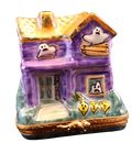 Genuine Haunted House Limoges box painted by hand in France, from Limoges Boutique