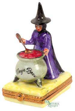 A thoughtful gift for Francophiles: the Witch Brew Halloween Limoges box