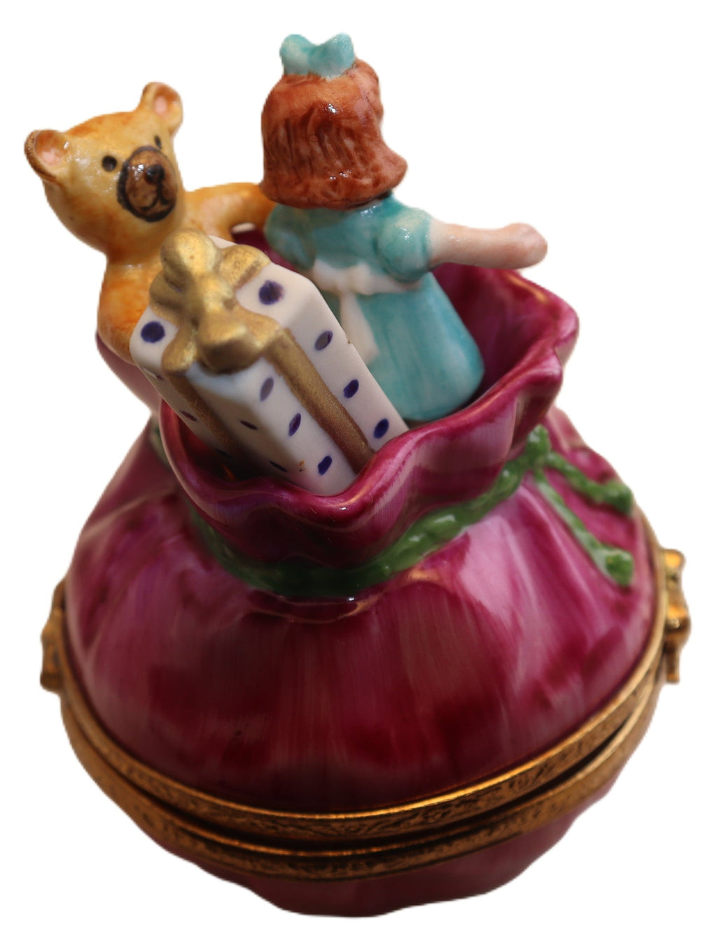 A thoughtful gift for Francophiles: the Santa's Bag of Toys Limoges box