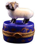 Genuine Aries Zodiac Limoges box painted by hand in France, from Limoges Boutique