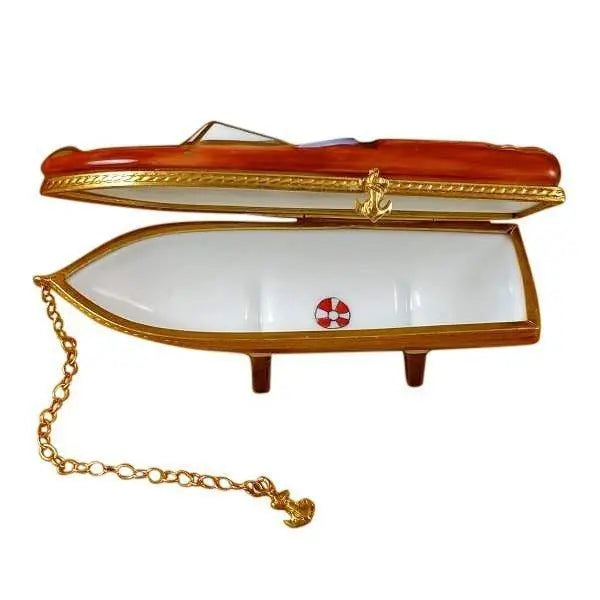 The 7361 Run Speed Boat, a Limoges keepsake with true French charm