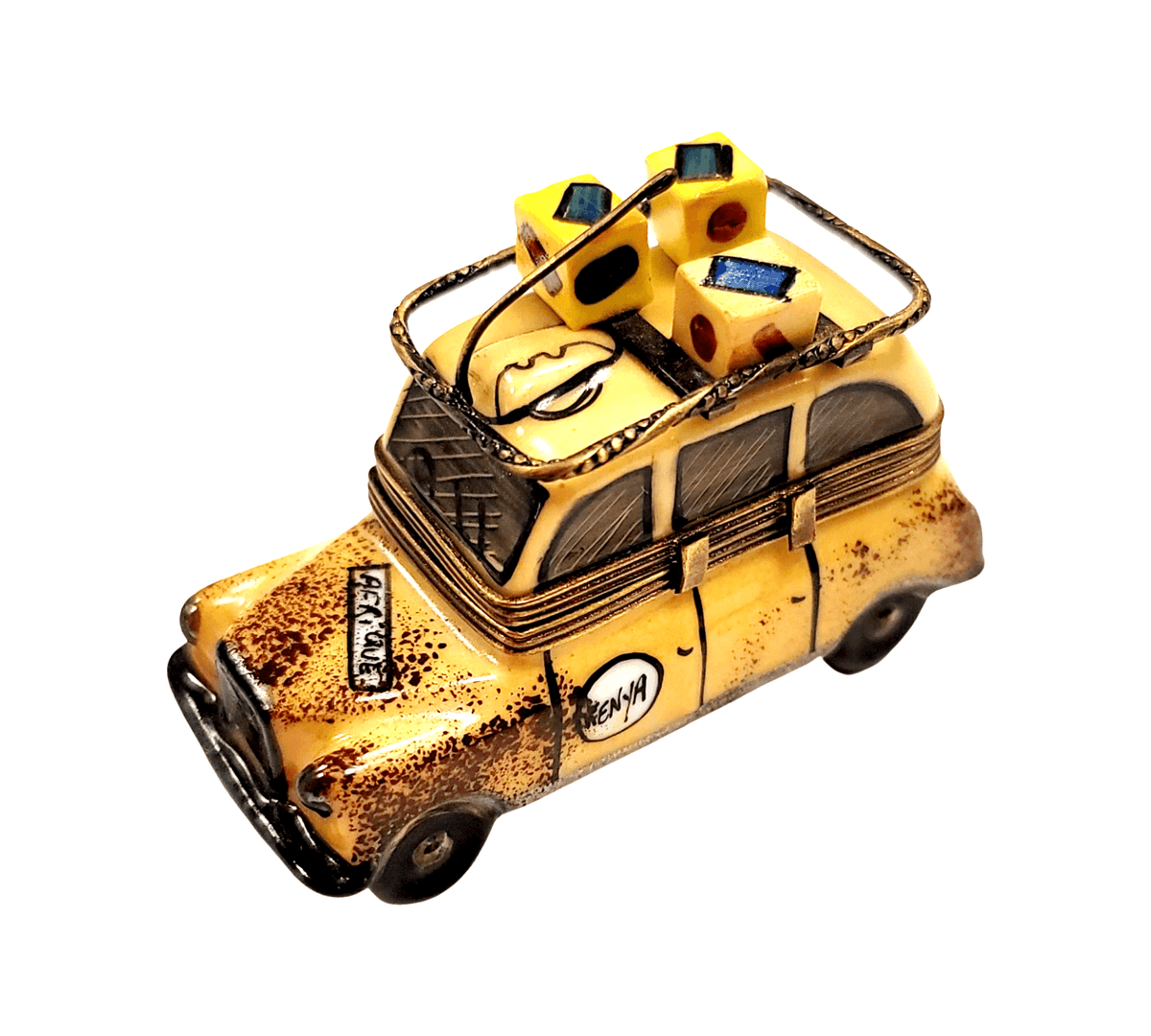 A thoughtful gift for Francophiles: the Africa Safari Vehical Car Limoges box