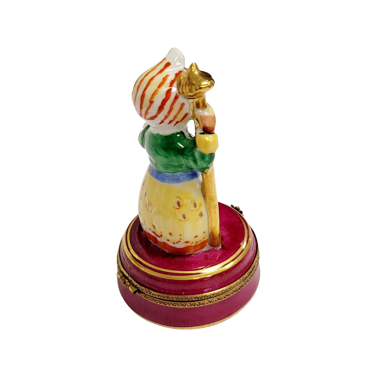 Egyptian Monkey with Snake Limoges Box, view 4
