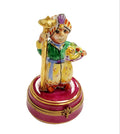 Egyptian Monkey with Snake Limoges Box, a hand-painted Limoges porcelain gift