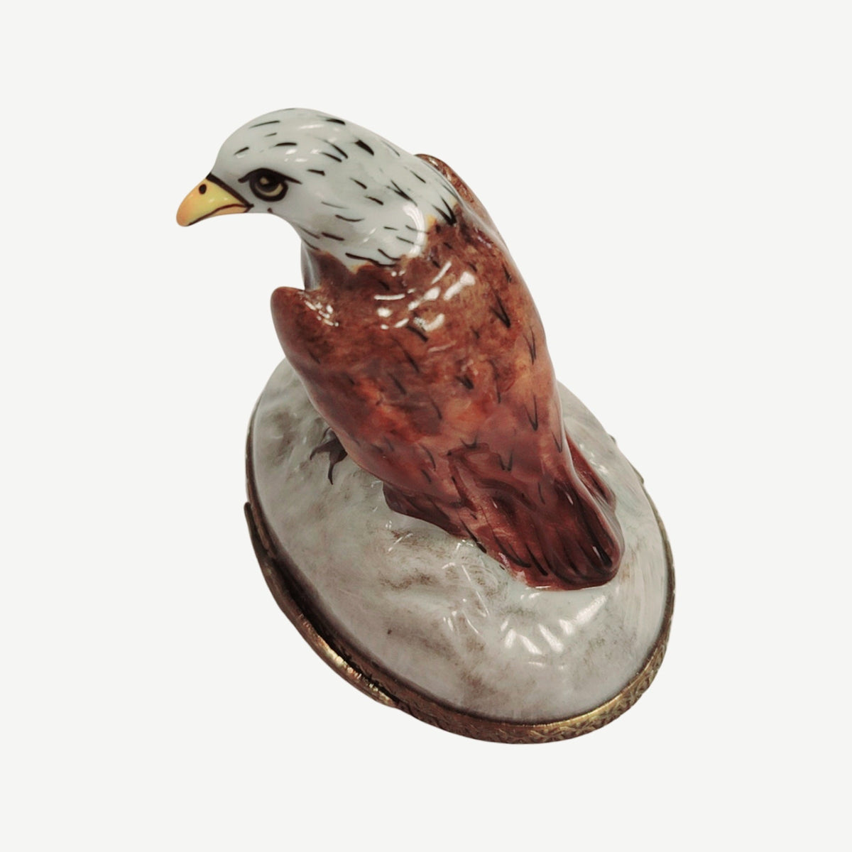 American Bald Eagle Limoges Box for Collectors, view 6