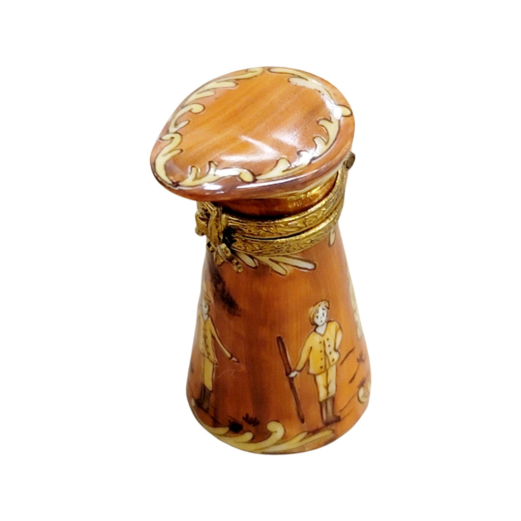 Antique Limoges Pitcher Figurine for Collectors, a hand-painted Limoges porcelain gift