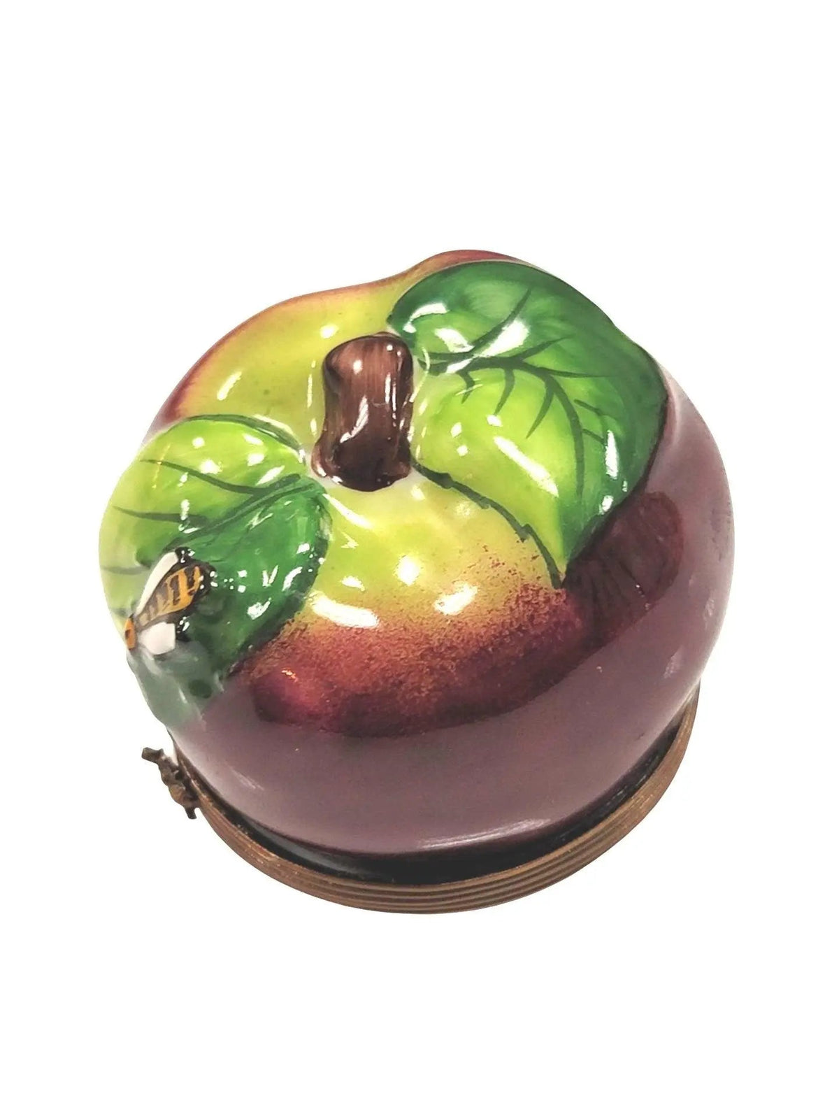 Fine art lovers will admire this Apple with Bee Limoges box