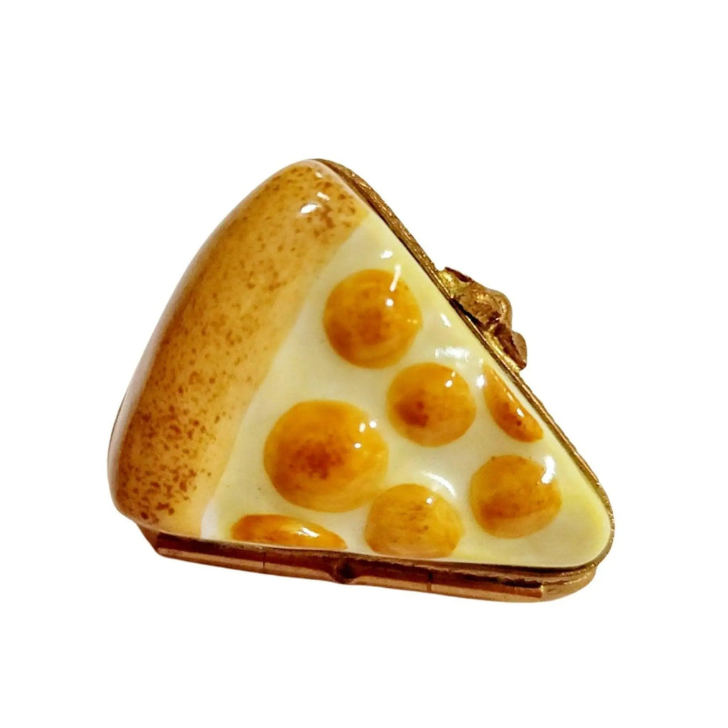 Apricot Flan Pie Limoges box painted by hand in Limoges, France, a gift to treasure