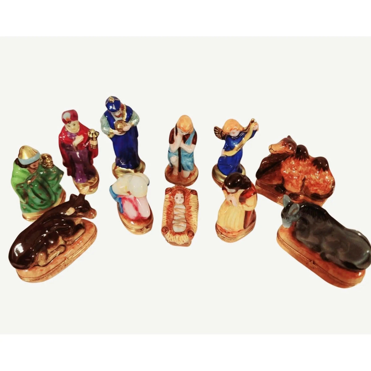 Artoria 11Piece Nativity Set Last One Retired Limoges, view 2