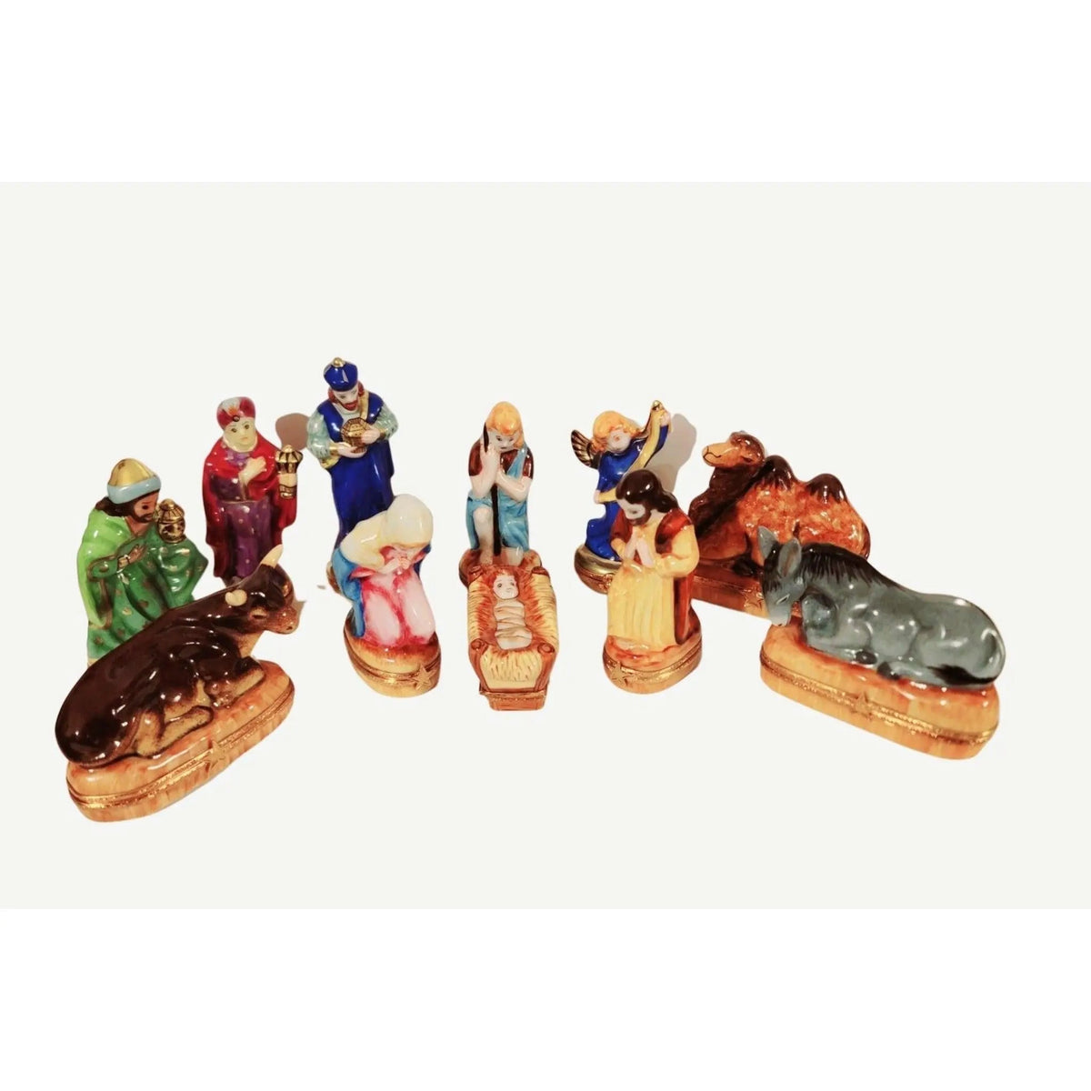 Artoria 11Piece Nativity Set Last One Retired Limoges, view 5