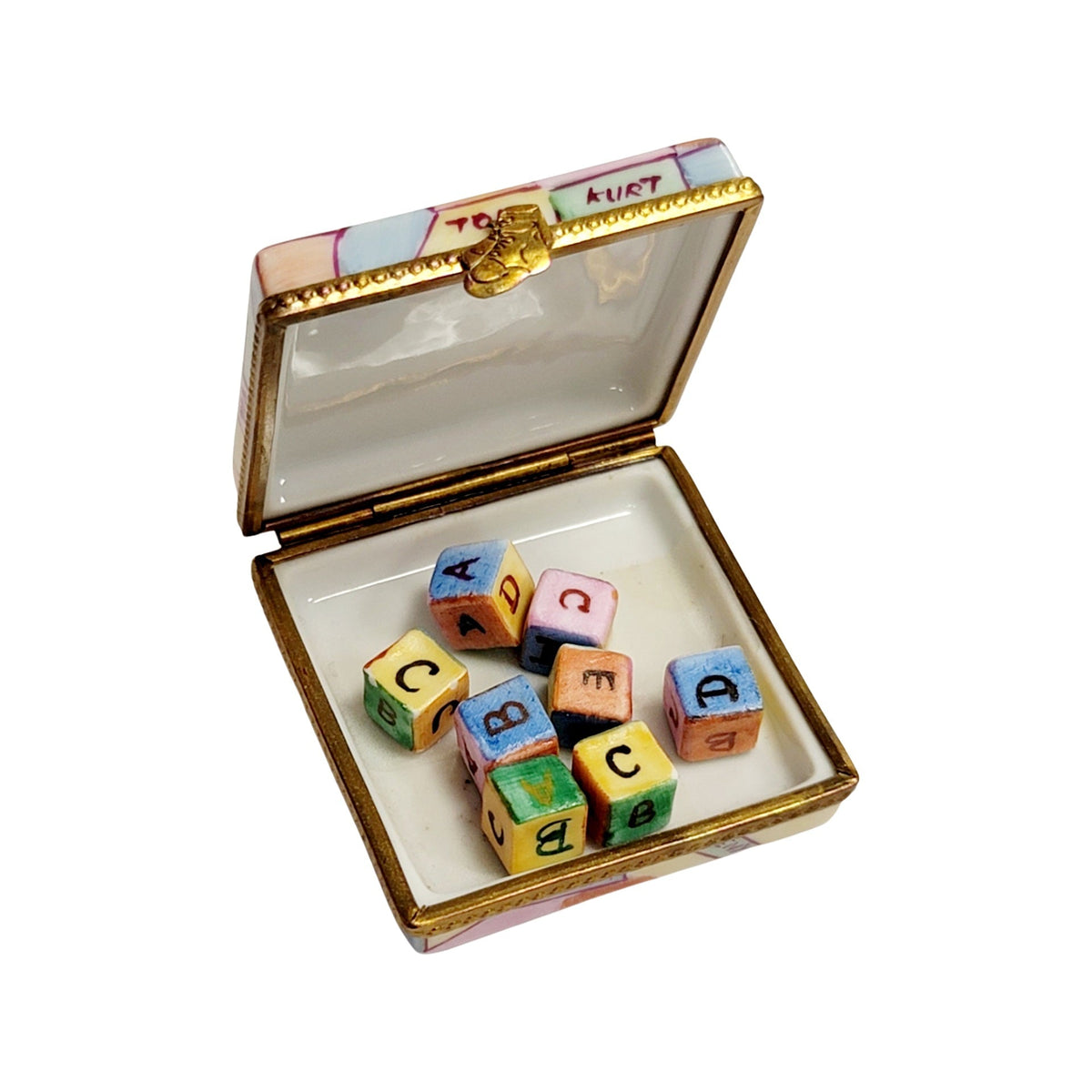 The Baby Blocks Baby, a Limoges keepsake with true French charm