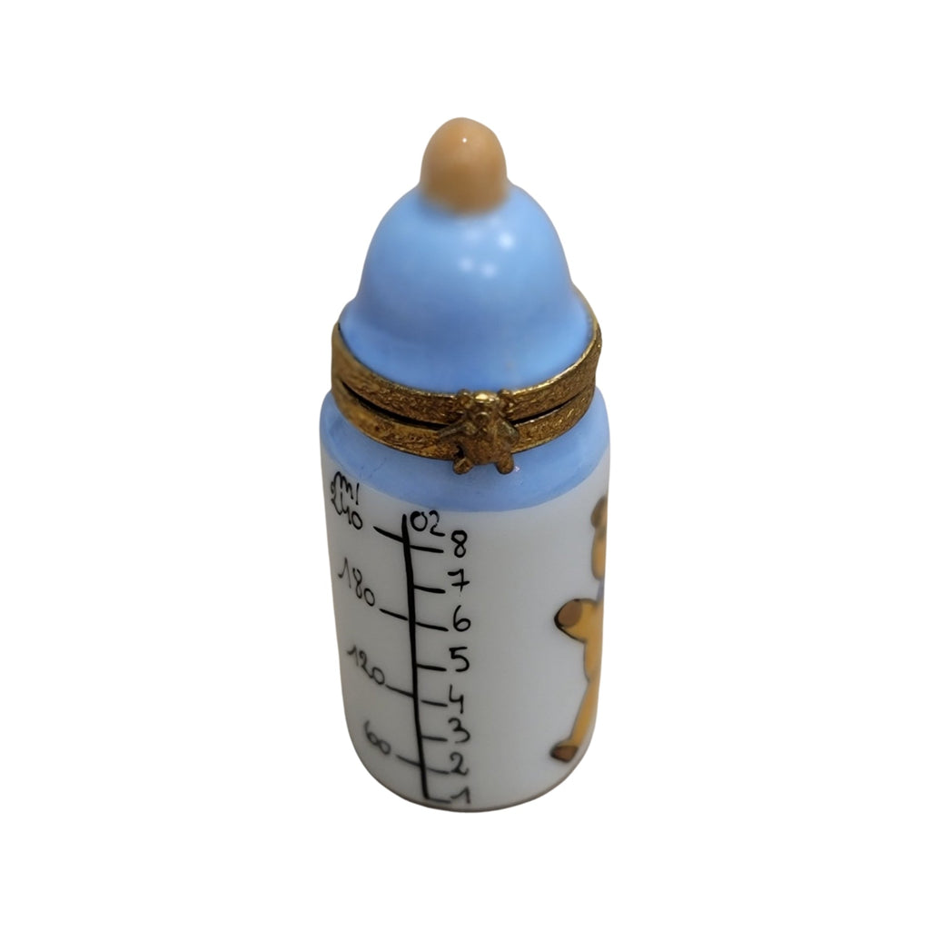 Blue Baby Bottle Limoges Box for New Parents, view 5