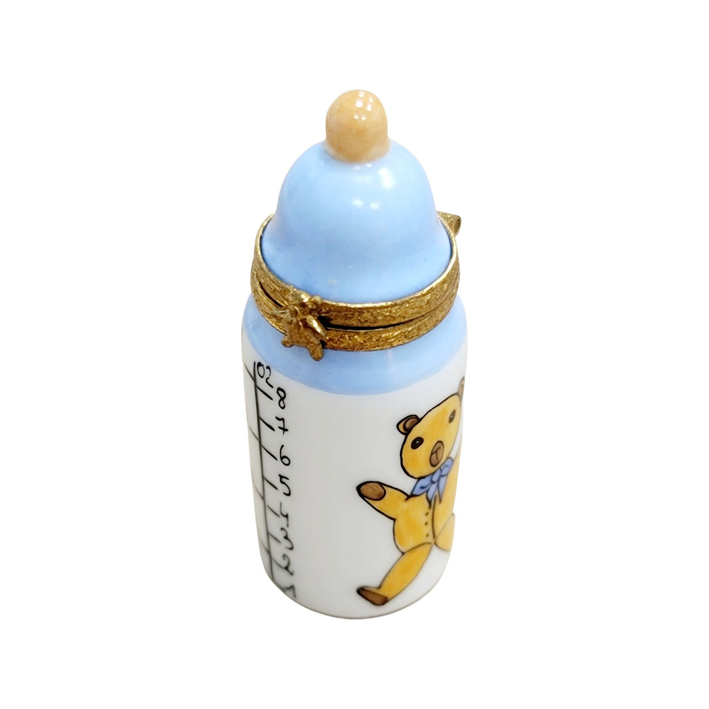 Blue Baby Bottle Limoges Box for New Parents, view 6