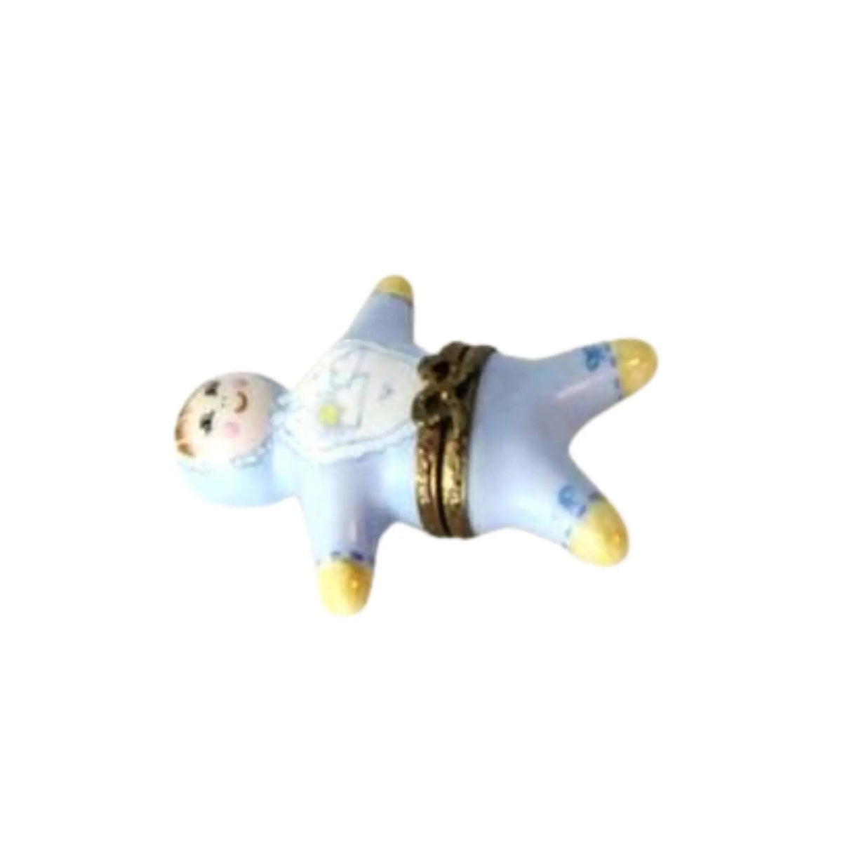 Limoges Boutique presents the Baby Boy Very Newborn, a genuine Limoges box painted by hand in France