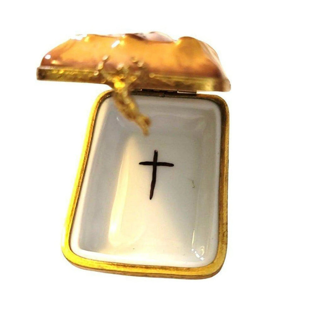 Baby Jesus on Straw for Manger Scene Limoges Box Figurine, view 2