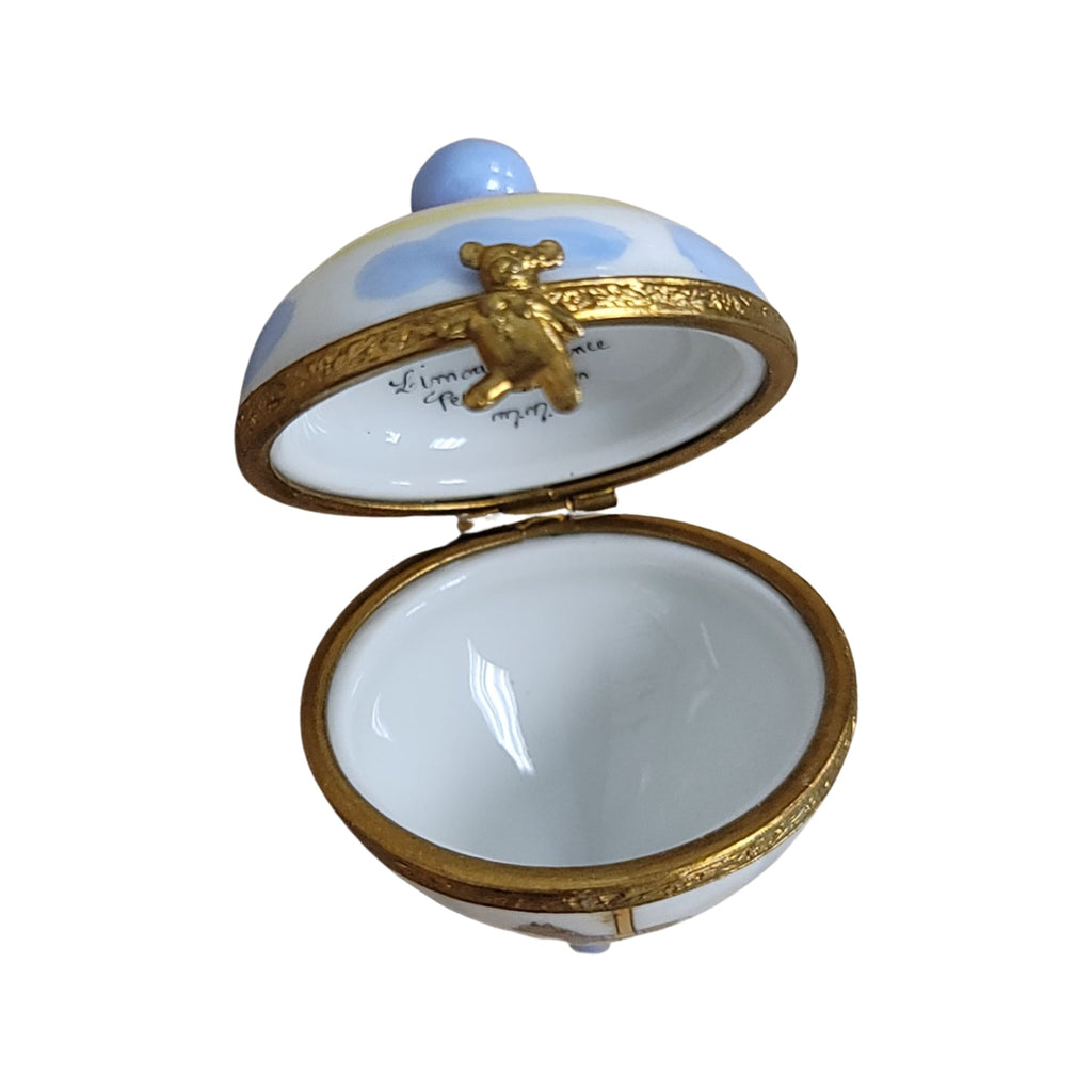 Baby Spinning Top Figurine Limoges Box, view 2