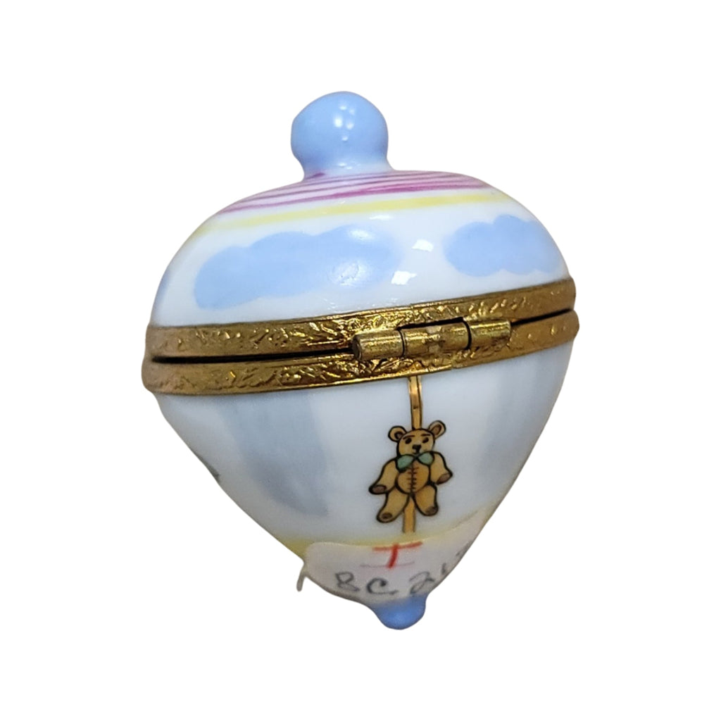 Baby Spinning Top Figurine Limoges Box, view 3