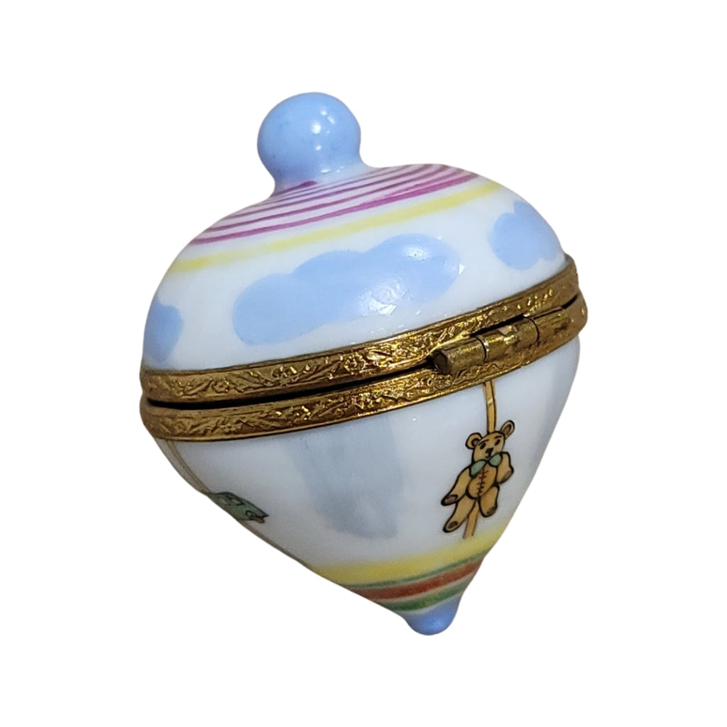 Baby Spinning Top Figurine Limoges Box, view 4
