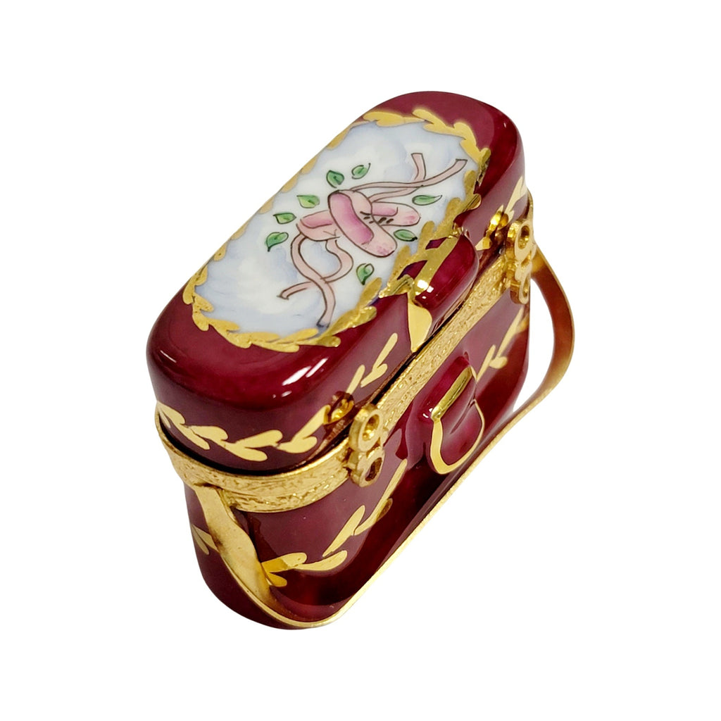 Ballerina Slippers on Binoculars Limoges Box Gift, view 3