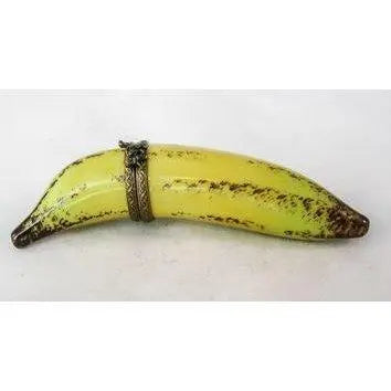 Banana Retired Porcelain Limoges Porcelain Art Object, view 2