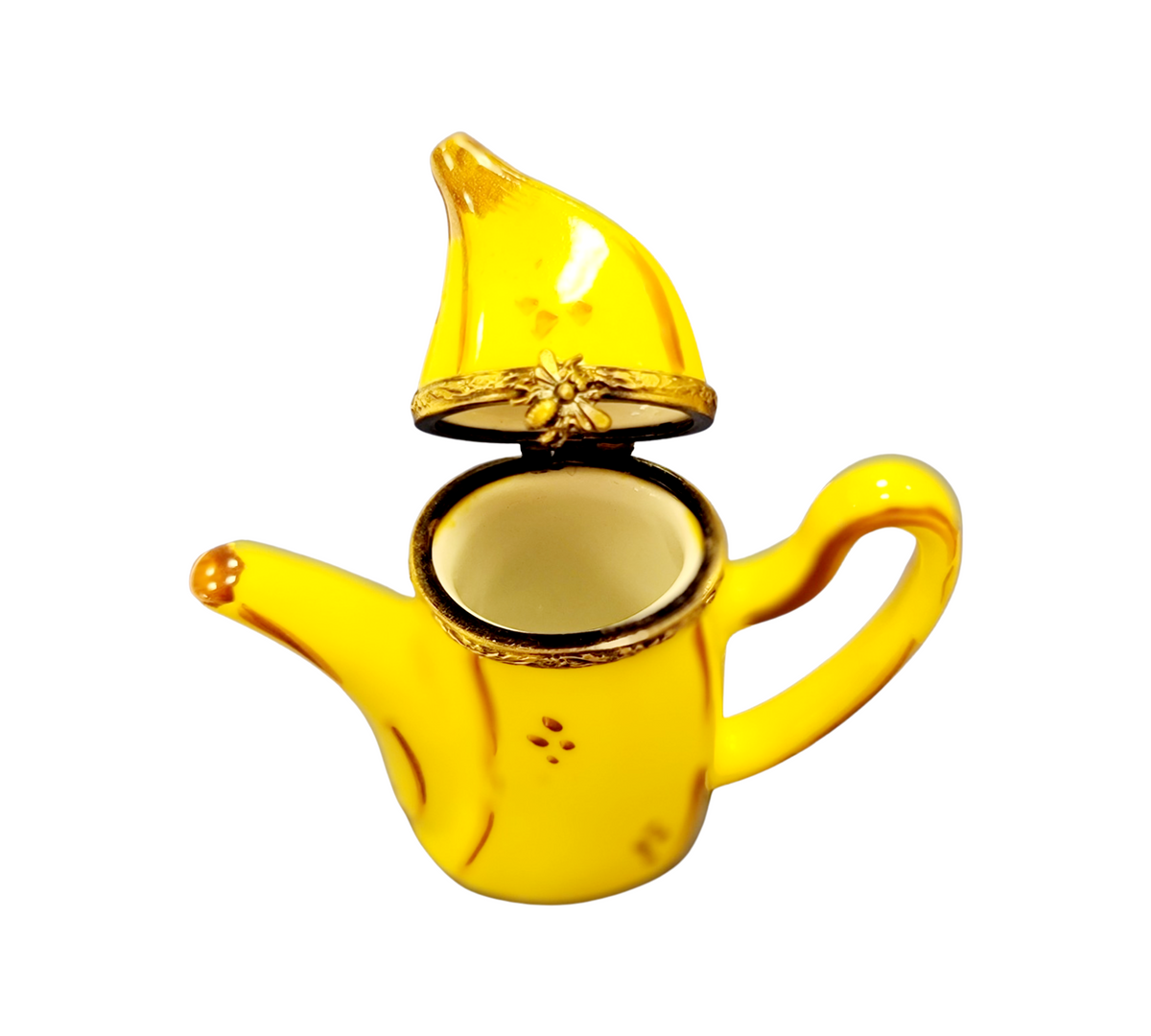 Banana Teapot Limoges Box Figurine, view 2