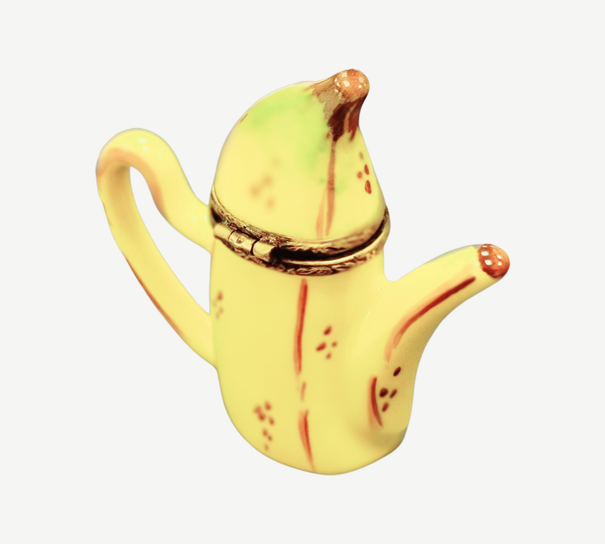 Banana Teapot Limoges Box Figurine, view 4