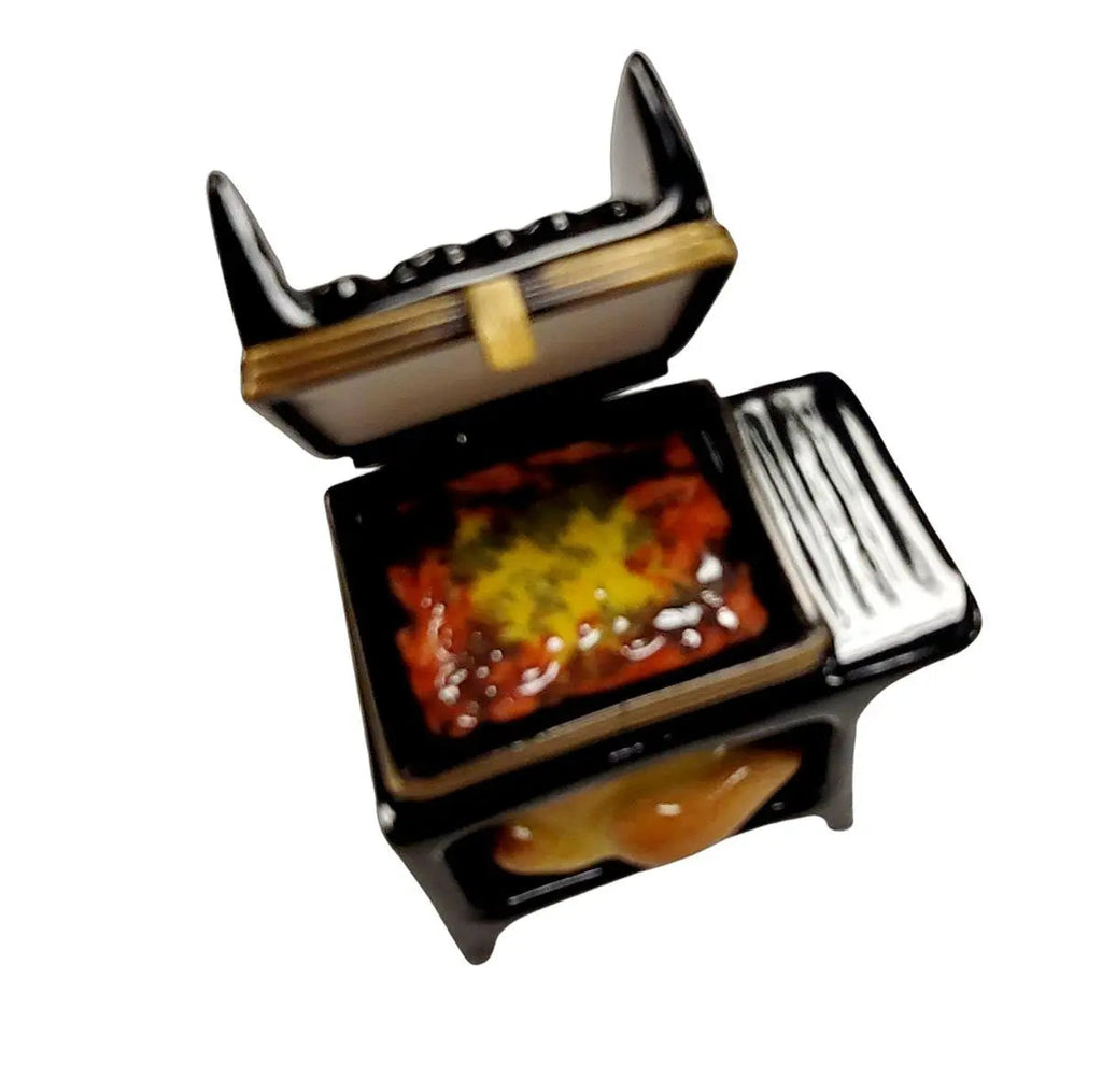 Barbecue Pitt Limoges Box Figurine, view 7