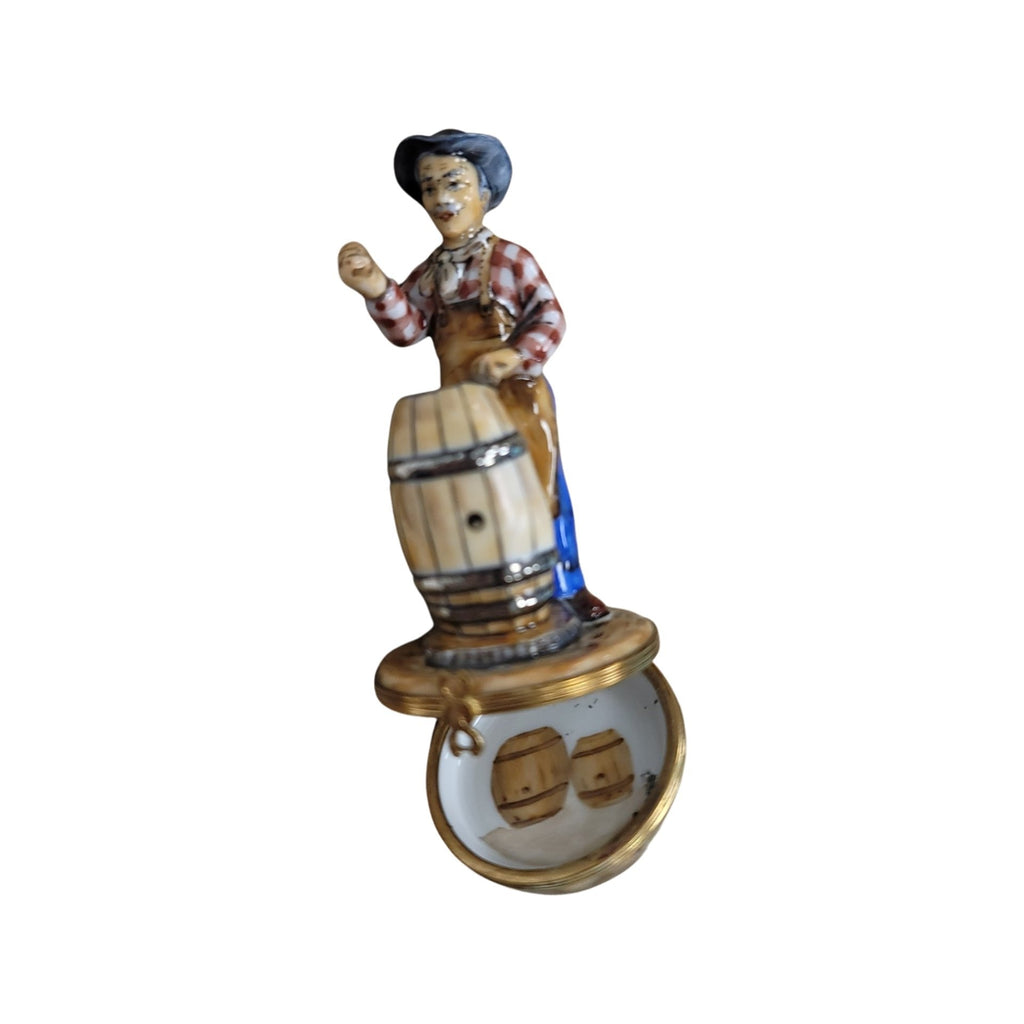 Barrel Maker Limoges Box for Collectors, view 2