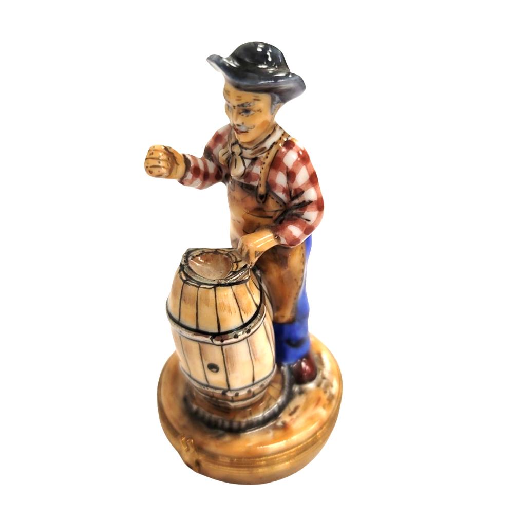 Barrel Maker Limoges Box for Collectors, view 4