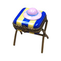 Seat Bench Beach Hat Limoges Figurine, a hand-painted Limoges porcelain gift
