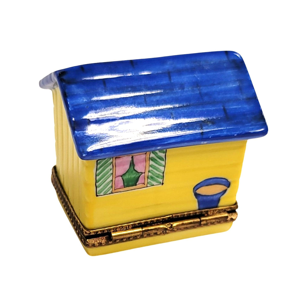 Big Dog in Dog House Limoges box, an heirloom-quality piece for collectors