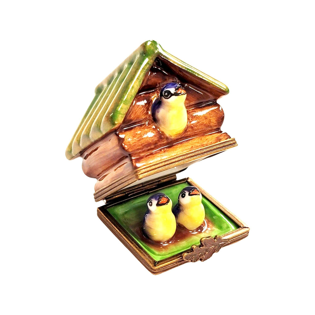 Bird House Porcelain Art Object for Nature Lovers, view 2
