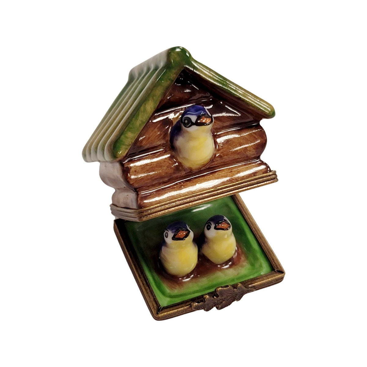 Bird House Porcelain Art Object for Nature Lovers, view 6