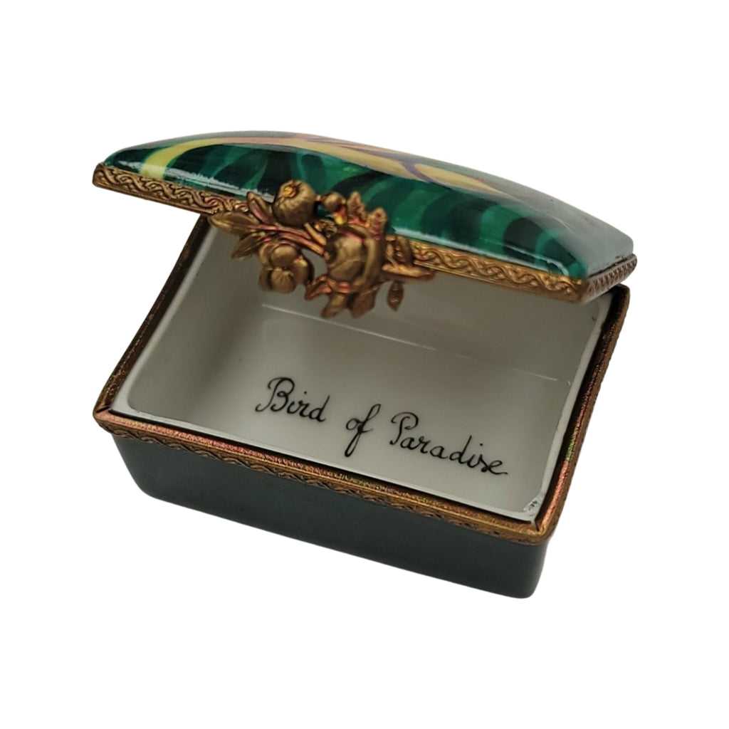 Rectangle Bird of Paradise Flower Limoges Box Gift, view 6