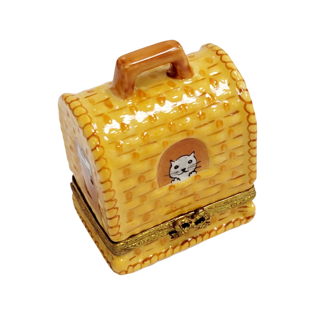 The Black Cat Carrier, a Limoges keepsake with true French charm