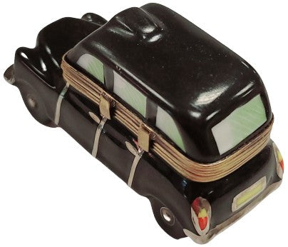 Black Taxi Limoges Box Figurine for Urban Collectors, view 2