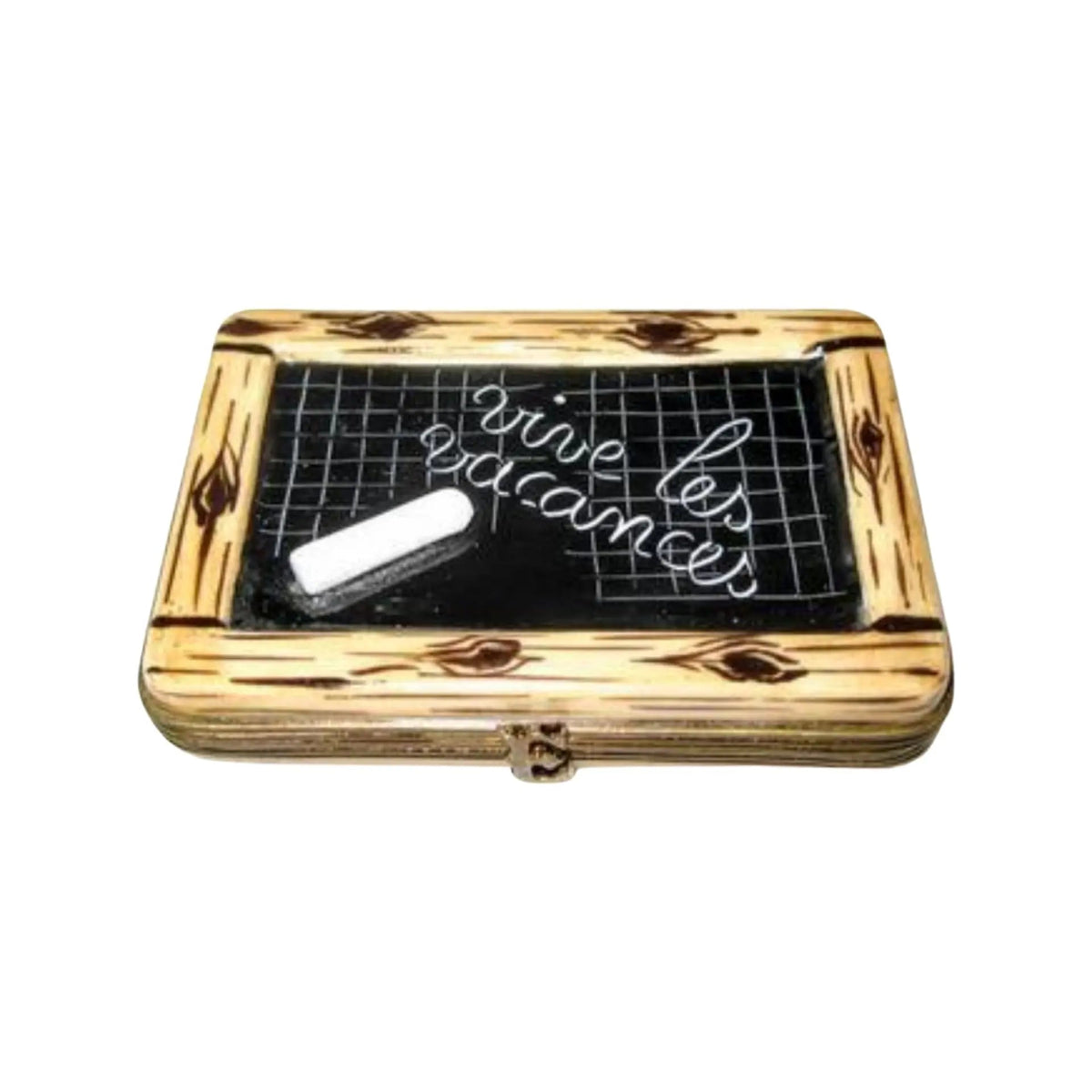 Authentic Blackboard Teachers Limoges box, hand-painted in France, from Limoges Boutique