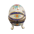 Blue Footed Egg Limoges Porcelain Box for Collectors, a hand-painted Limoges porcelain gift