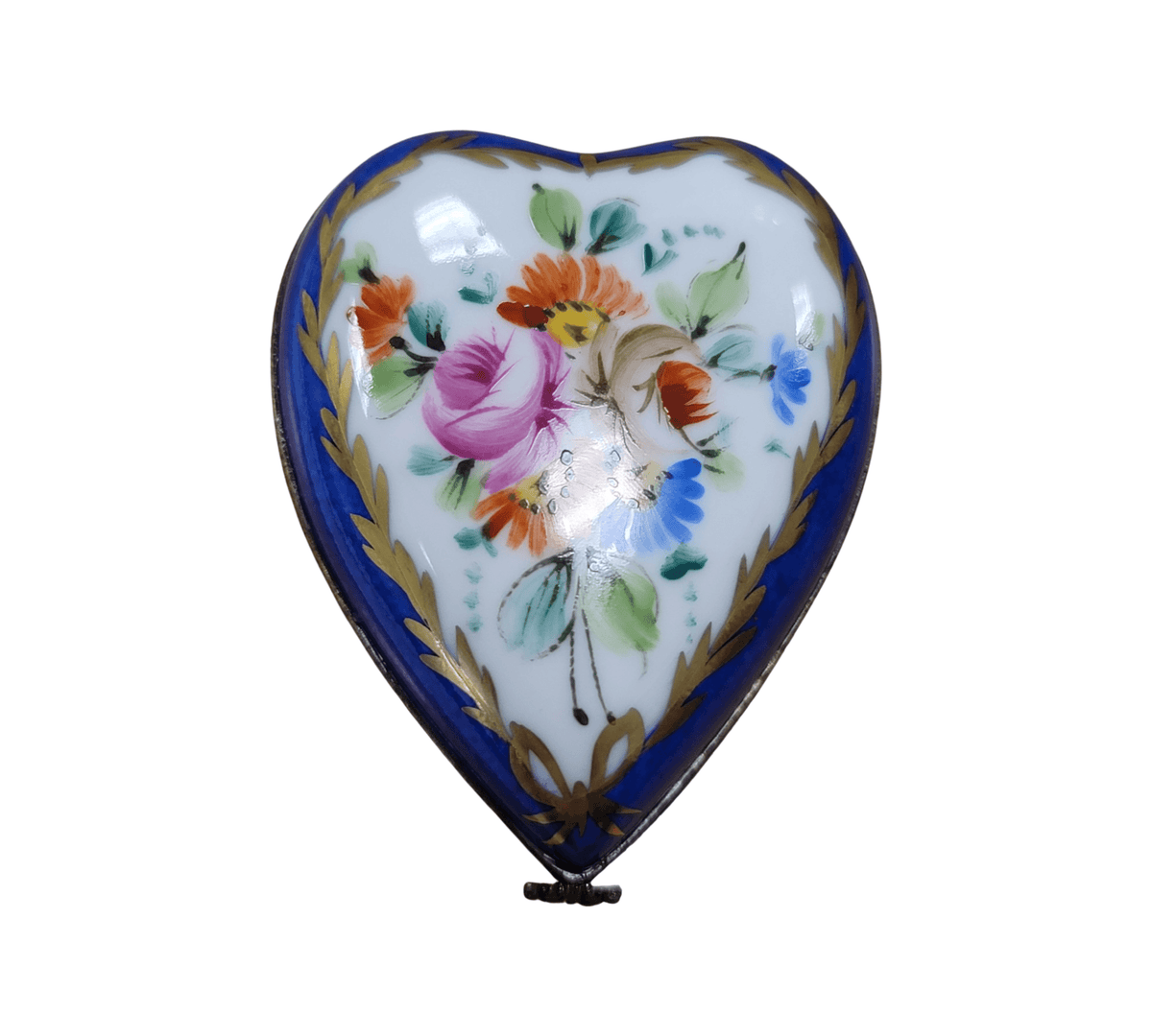 Blue Heart Perfume Bottle Limoges Box, view 8