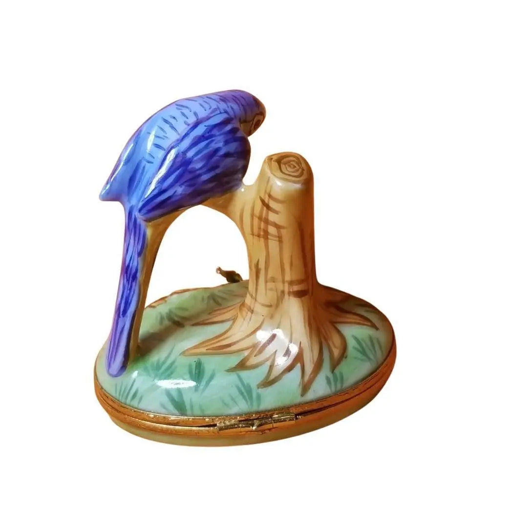 Blue Maccaw Limoges Box for Bird Lovers, view 3