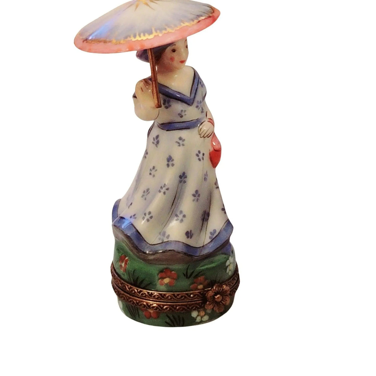 Woman Umbrella Parasol Blue Monet Box, view 6