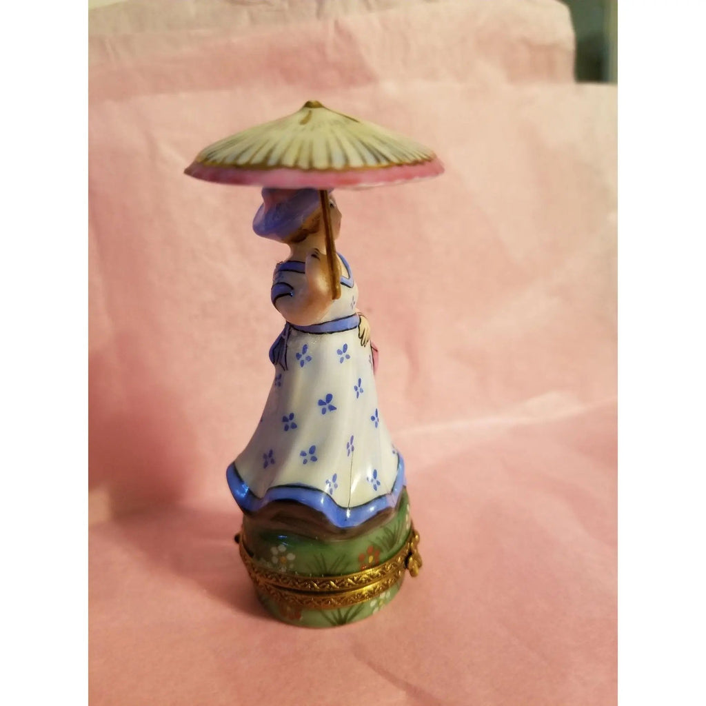 Woman Umbrella Parasol Blue Monet Box, view 9